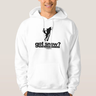 得られた雪のフード付きスウェットシャツ パーカ