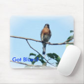 得られた青のマウスパッド マウスパッド (マウス)