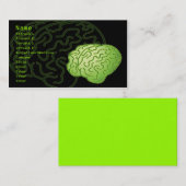 得られた頭脳! 名刺 (正面/裏面)