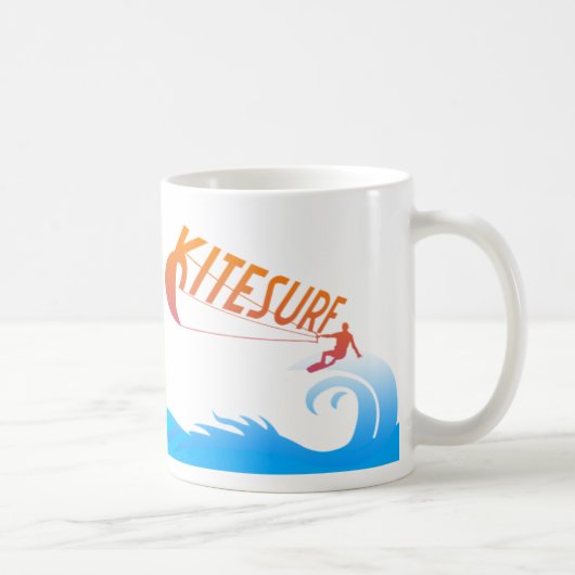 得られた風か。 凧の波 コーヒーマグカップ (右)