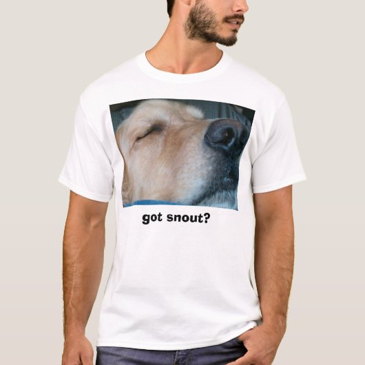 得られた鼻か。 Tシャツ (正面)