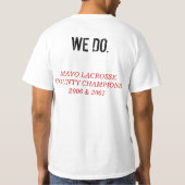 得られた2つ-メーヨーLAX - #2 Tシャツ (裏面)