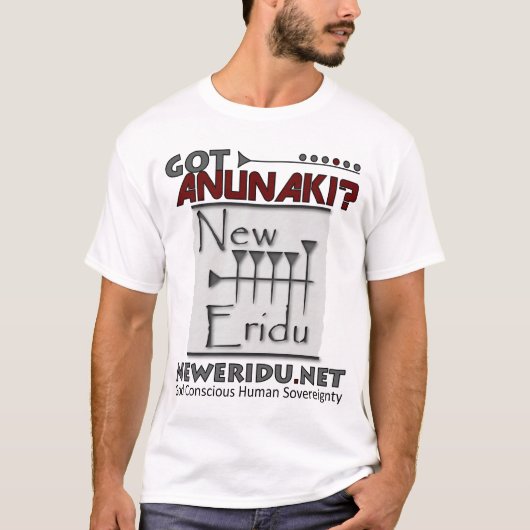 得られたAnunaki -新しいEridu.net Tシャツ (正面)