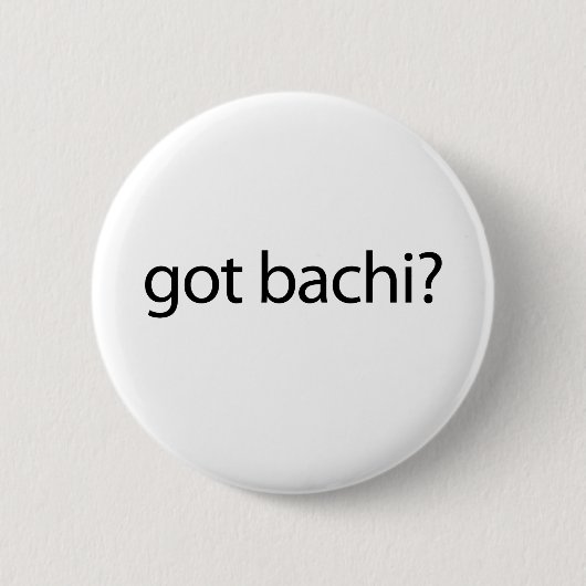 得られたbachiか。 缶バッジ (正面)