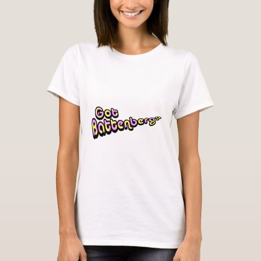 得られたBattenbergか。 Tシャツ (正面)