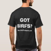 得られたBIRFSか。 Tシャツ (裏面)