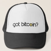 得られたBitcoinか。 キャップ (正面)