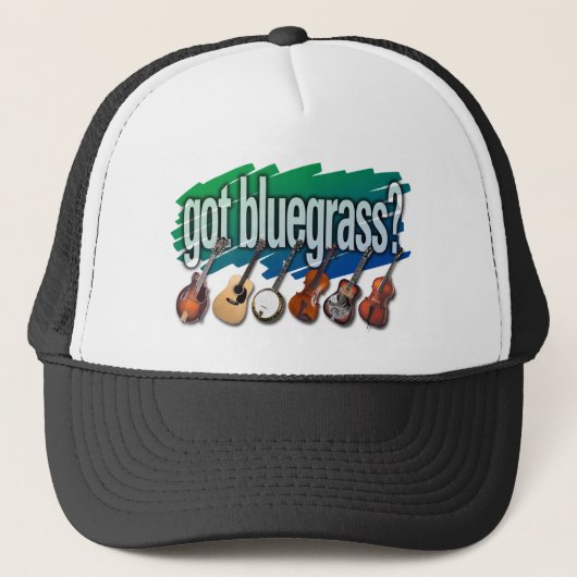 "得られたBluegrassか。" キャップ (正面)