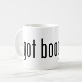 得られたboogersか。 コーヒーマグカップ (正面左)