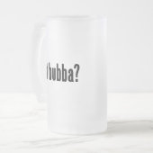 得られたbubbaか。 フロストグラスビールジョッキ (正面左)