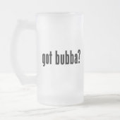 得られたbubbaか。 フロストグラスビールジョッキ (左)