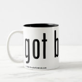 得られたBucky 16のoz。 マグ: 黒及び白 ツートーンマグカップ (左)