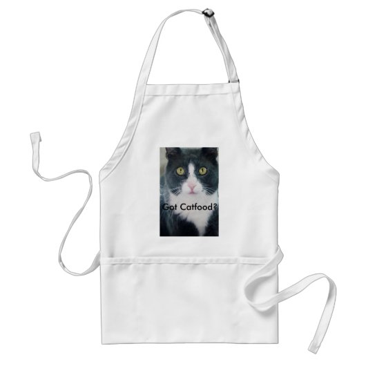 得られたCatfoodか。 猫のエプロン スタンダードエプロン (正面)