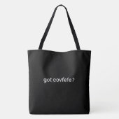 得られたcovfefeか。 #covfefeの切札の文字のミームの大統領 トートバッグ (裏面)
