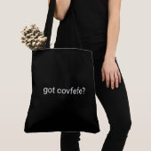 得られたcovfefeか。 #covfefeの切札の文字のミームの大統領 トートバッグ (クローズアップ)