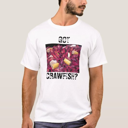 得られたCrawfishか。 Tシャツのcrawfish Tシャツ (正面)