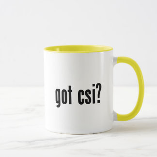 得られたcsiか。 マグカップ