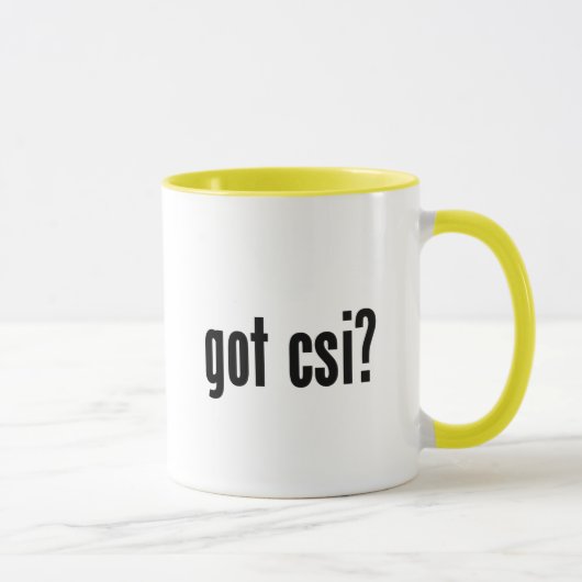 得られたcsiか。 マグカップ (右)