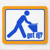 得られたDJか。 マウスパッド (正面)