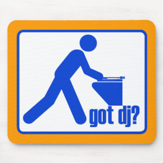 得られたDJか。 マウスパッド