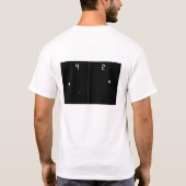 得られたfpsか。 tシャツ (裏面)