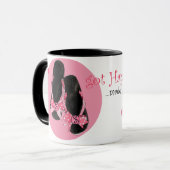 得られたHappyFeetか。 マグカップ (正面左)