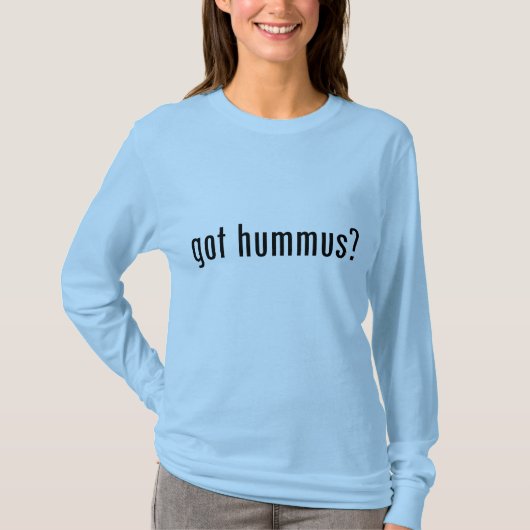 得られたhummusか。 tシャツ (正面)