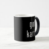 得られたkartか。 マグ-黒 モーフィングマグカップ (正面右)