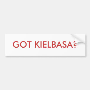 得られたKIELBASAか。 バンパーステッカー