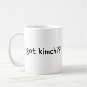 得られたkimchiか。 コーヒーマグカップ (左)