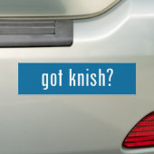 得られたknishか。 バンパーステッカー (車上)