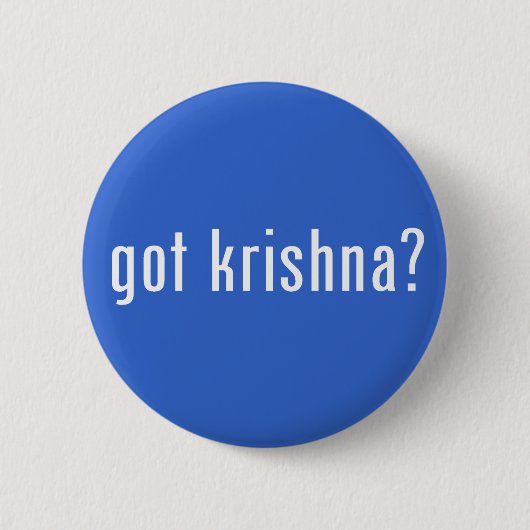 得られたkrishnaか。 缶バッジ (正面)