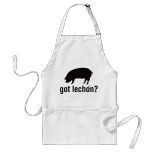 得られたLechon -基本的な黒 スタンダードエプロン