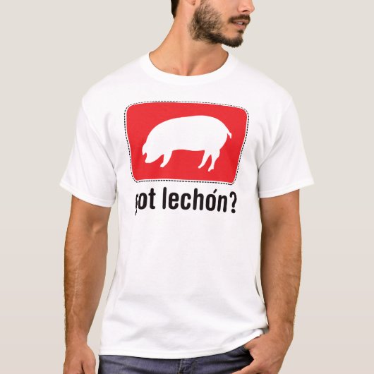 得られたLechon -赤 Tシャツ (正面)