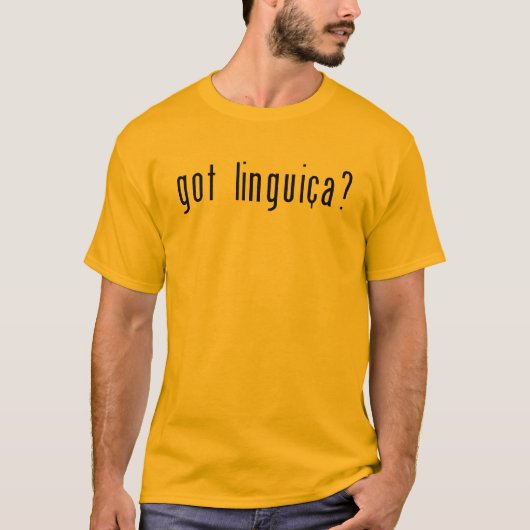 得られたLinguica Tシャツ (正面)