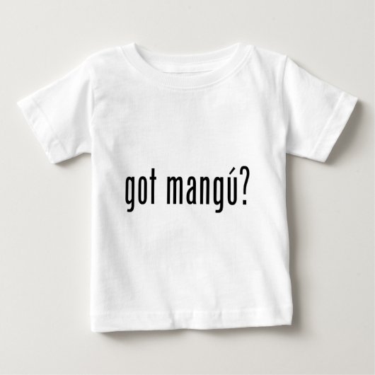 得られたmanguか。 ベビーTシャツ (正面)