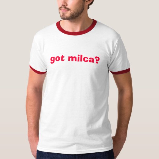 得られたmilcaか。 tシャツ (正面)