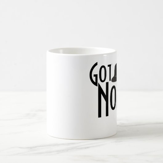 得られたNoirか。 ソフト帽のマグ コーヒーマグカップ (中央)