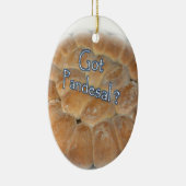 得られたPandesalのフィリピンの甘い夕食ロール セラミックオーナメント (右)