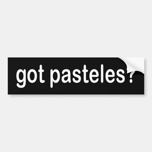 得られたpastelesか。 バンパーステッカー (正面)