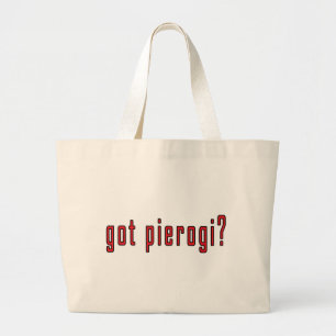 得られたpierogiか。 ラージトートバッグ