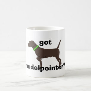 "得られたPudelpointerか"。 コーヒー・マグ コーヒーマグカップ