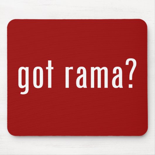 得られたramaか。 マウスパッド (正面)