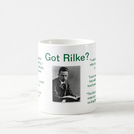 "得られたRilke " コーヒーマグカップ (中央)