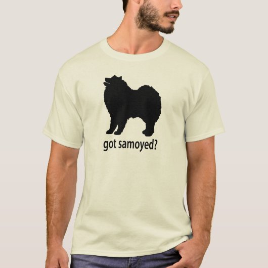 得られたSamoyed Tシャツ (正面)