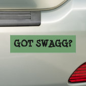 得られたSWAGGか。 バンパーステッカー (車上)