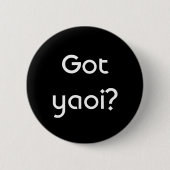 得られたyaoiか。 缶バッジ (正面)