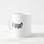 得られたyaya コーヒーマグカップ (正面左)