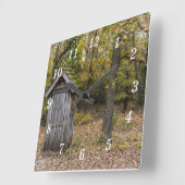 得られる行くために スクエア壁時計 (傾斜)