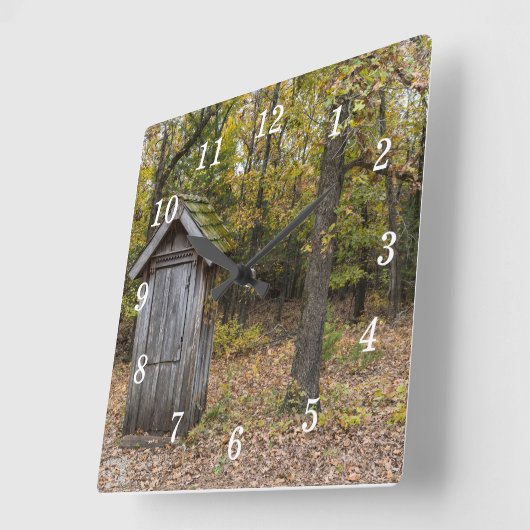 得られる行くために スクエア壁時計 (傾斜)